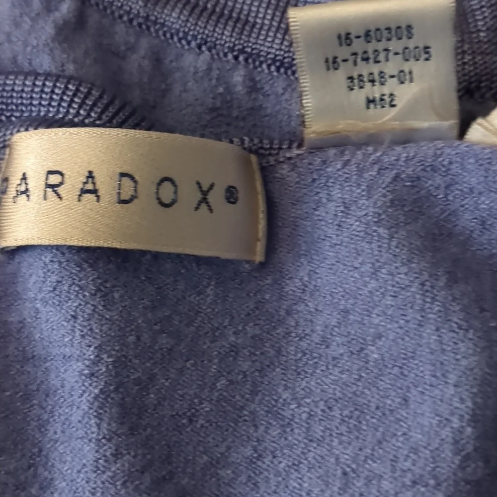 Paradox violet colored light fitted sweater dress top, Women's Small - Picture 6 of 7